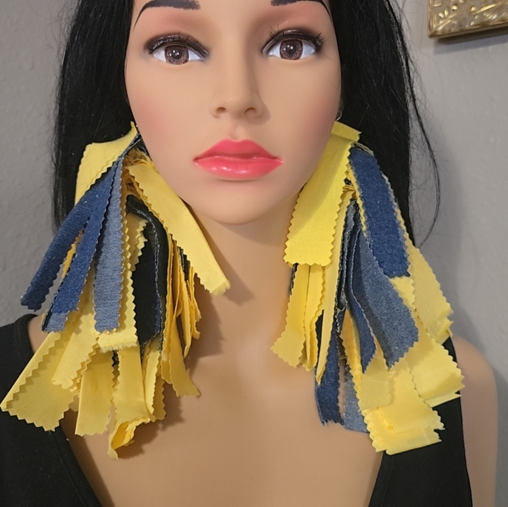 Handcrafted tassel earrings
